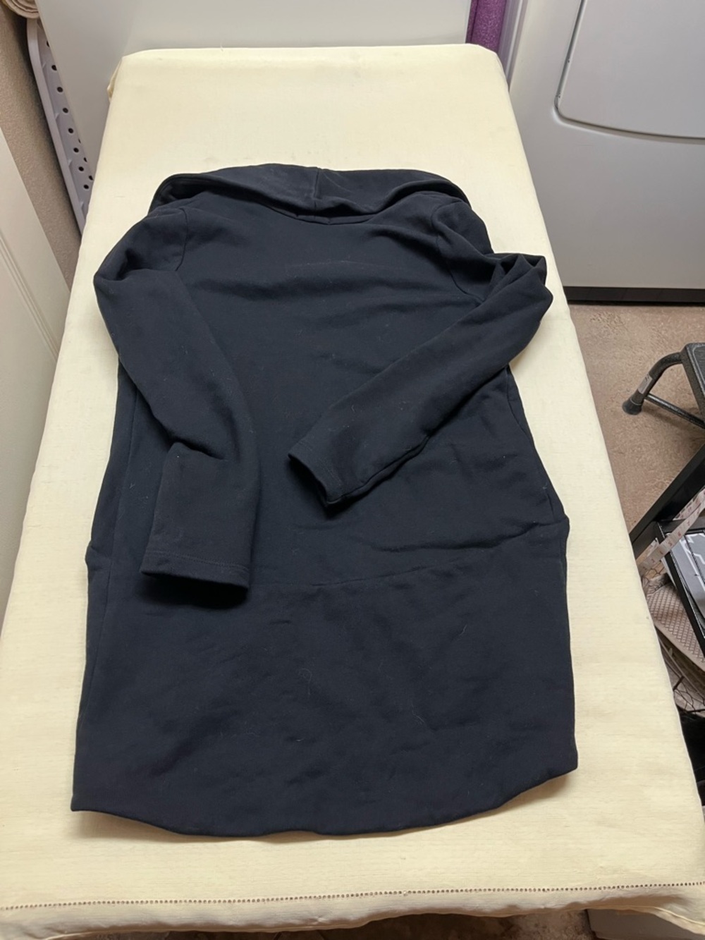 James Perse L black cotton French terry open jacket - Picture 7 of 12